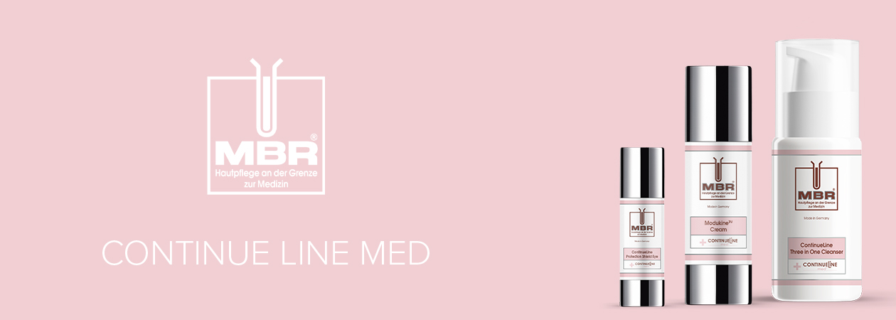 MBR ContinueLine Med - Die Pflge für sensible Haut. MBR ContinueLine Med - Die Pflge für sensible Haut.
