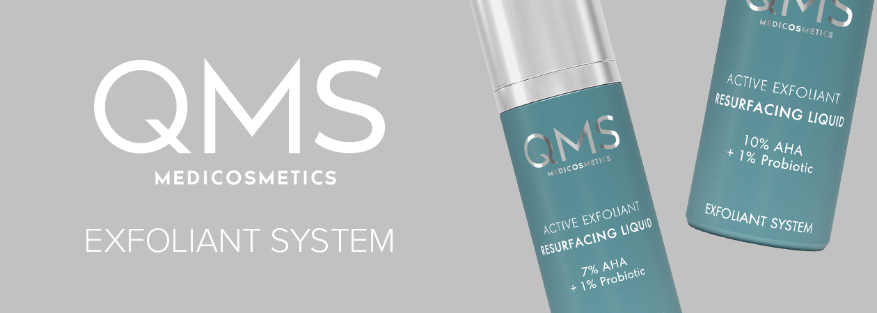 QMS Exfoliant System - Sanftes Fruchtsäurepeeling für glatte, strahlende Haut