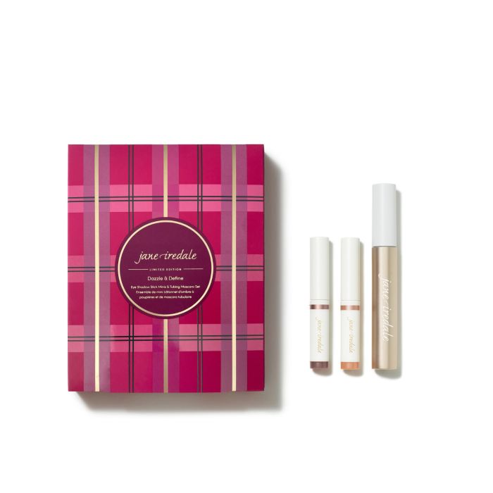 Jane Iredale Dazzle & Define Eye Shadow Stick Mini & Tubing Mascara Set - Limited Edition-1