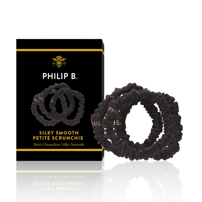 Philip B Petite Black Scrunchie-1