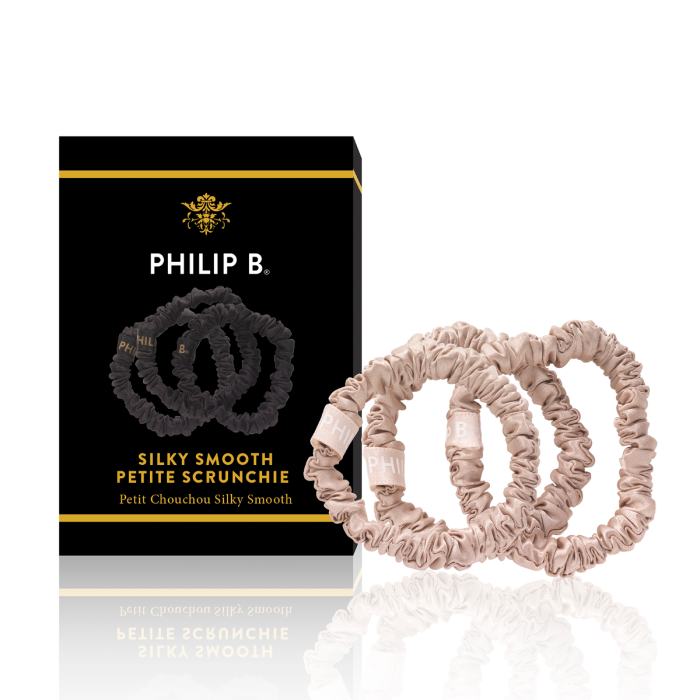 Philip B Petite Champagne Scrunchie-1
