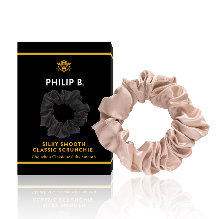 Philip B Classic Champagne Scrunchie-1