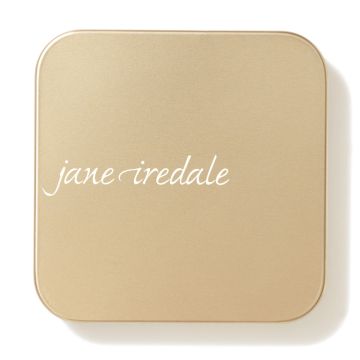 Refillable Compact Puderdose Dusty Gold