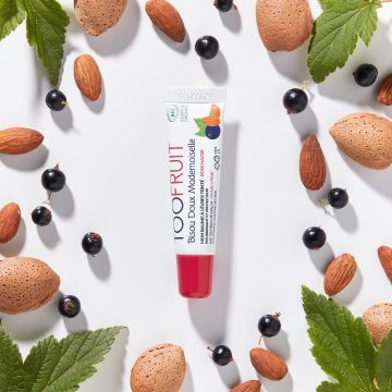 TOOFRUIT Getönter Lippenbalsam Schwarze Johannisbeere-Mandel
